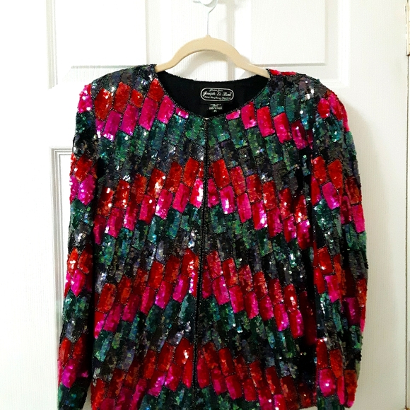 Vintage Jean for Joseph Le Bon Size M Silk Jacket - Picture 2 of 9